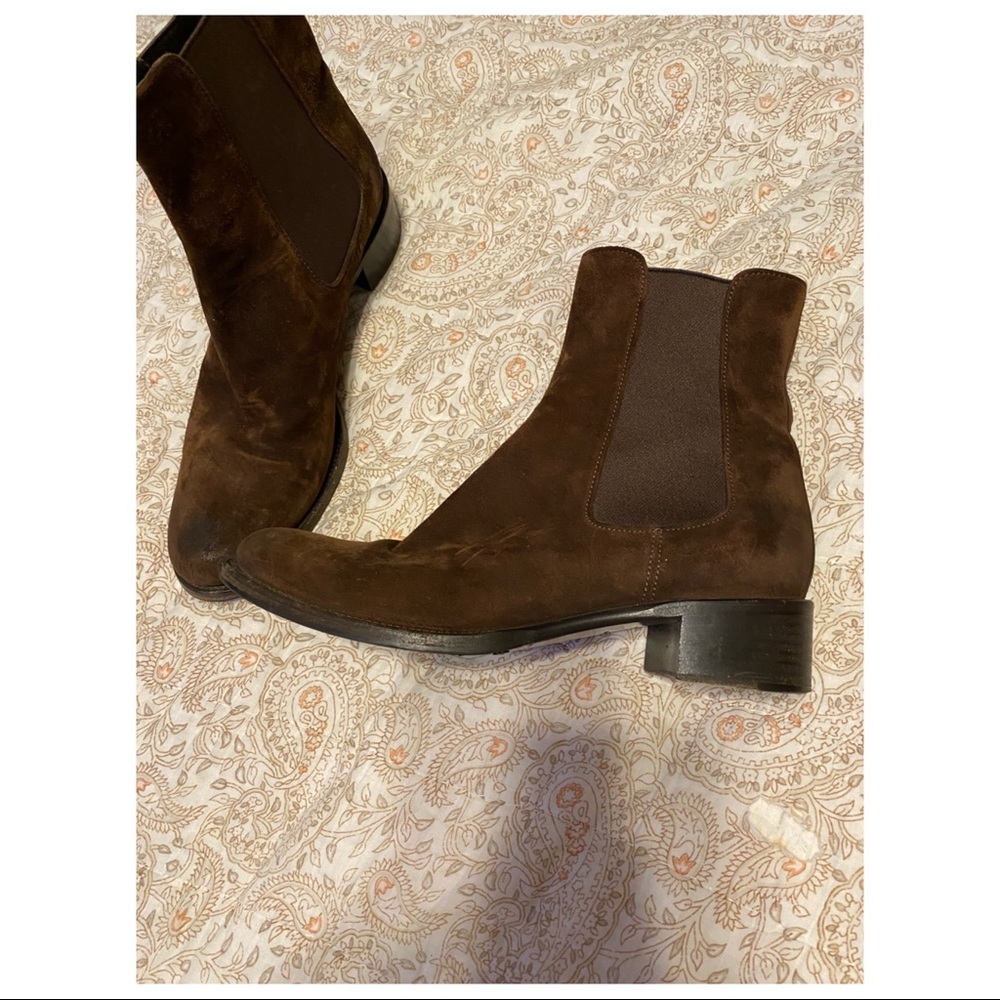 vintage prada suede boots